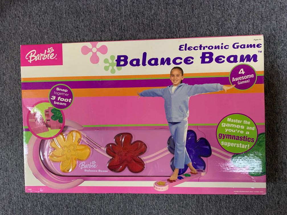 Barbie Balance Beam Electronic Game, 興趣及遊戲, 玩具 & 遊戲類 Carousell