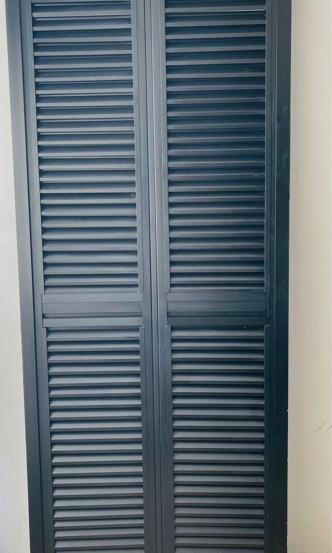 Bathroom Bifold Louvre Door, Furniture & Home Living, Bathroom