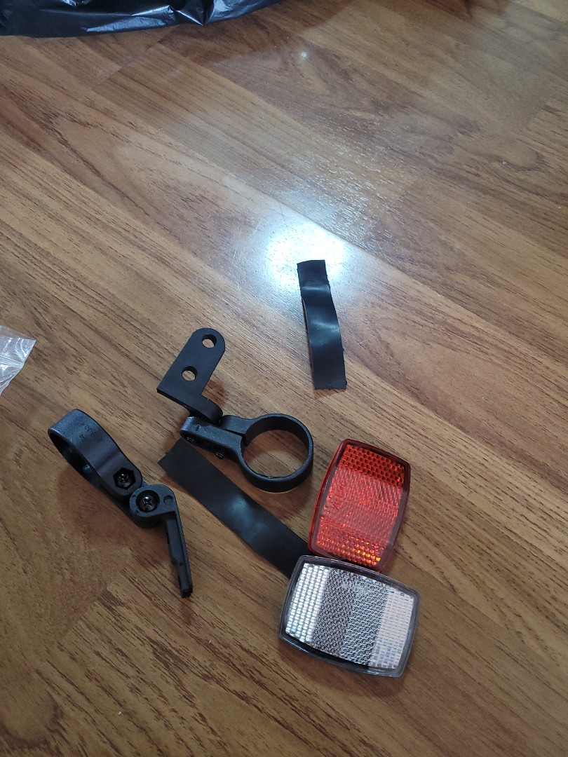 Bicycle Reflector Set, Bicycles & PMDs, Parts & Accessories on Carousell
