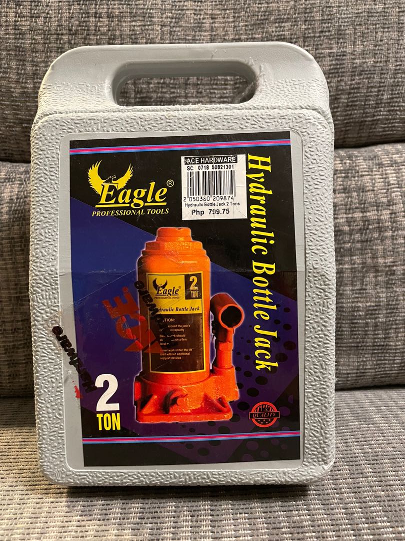 Bnew Eagle Hydraulic Bottle Jack 2 ton, Commercial & Industrial