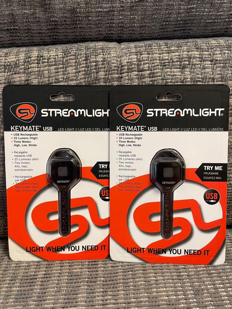 Bnew Streamlight Keymate USB (Category: Everything Else Others) located in Las Pinas. Submitted by bmjmiranda (Listing ID 1064429876, Image 1). Description: Streamlight Keymate USB BRAND NEW SEALED Php 1380 EACH USB Rechargeable 35 Lumens (High) Three Modes: High, Low, Strobe White LED light Die cast aluminum housing Low battery indicator Bought in US NO HAGGLING NO SWAPPING NO FLAWS .