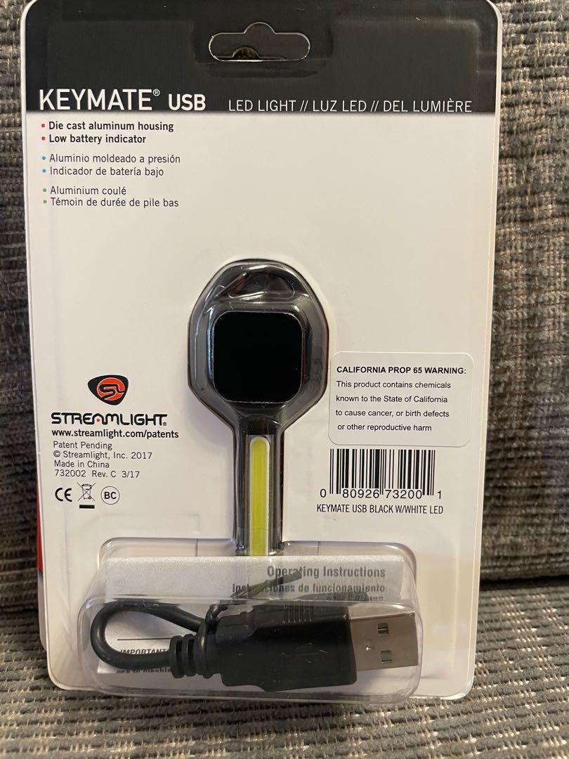 Bnew Streamlight Keymate USB (Category: Everything Else Others) located in Las Pinas. Submitted by bmjmiranda (Listing ID 1064429876, Image 3). Description: Streamlight Keymate USB BRAND NEW SEALED Php 1380 EACH USB Rechargeable 35 Lumens (High) Three Modes: High, Low, Strobe White LED light Die cast aluminum housing Low battery indicator Bought in US NO HAGGLING NO SWAPPING NO FLAWS .