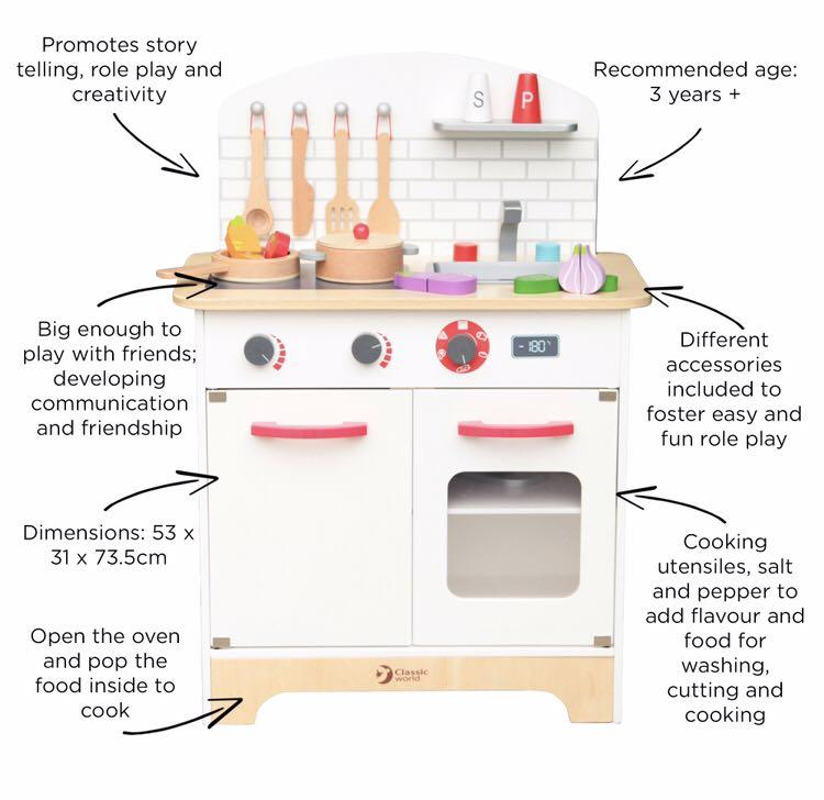 BNIB Classic World Kitchen Set, Babies & Kids, Toys & Walkers on Carousell