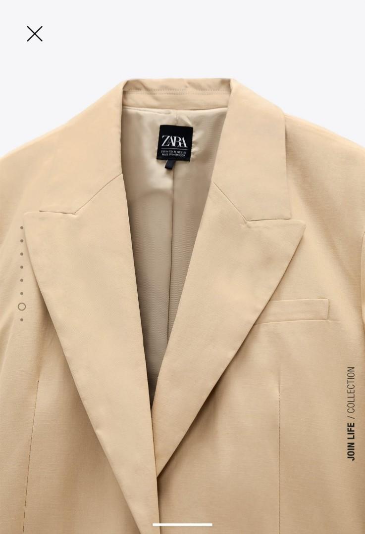 Zara rustic hot sale blazer