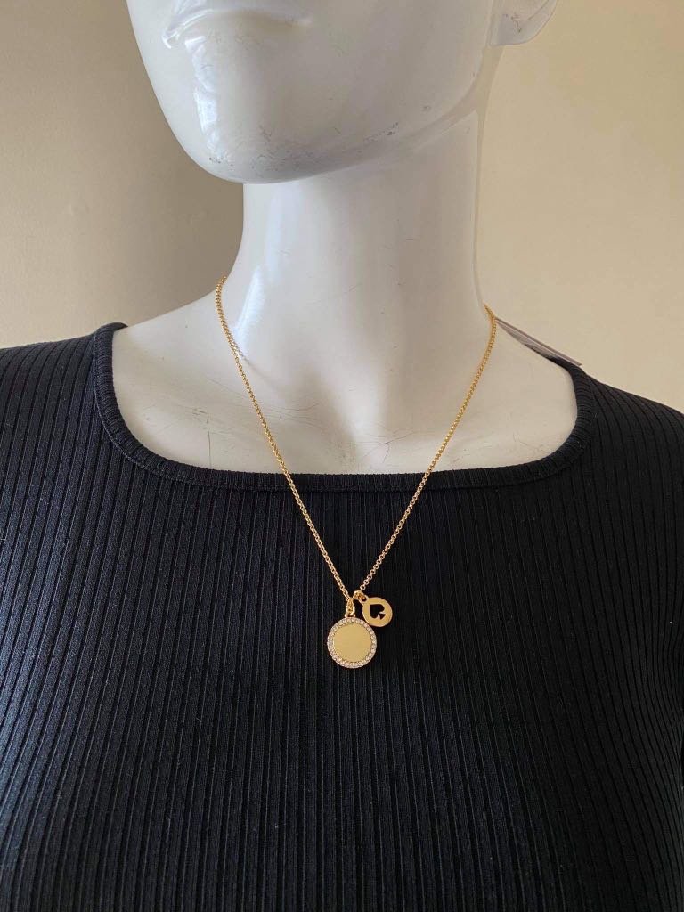 Spot the spade online pave charm pendant