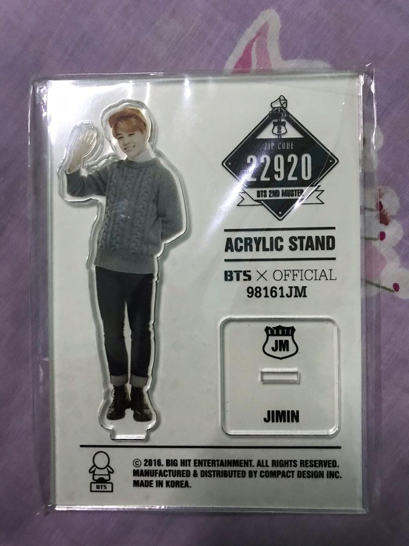 BTS 2nd Muster Jimin Acrylic Standee (Category: K-Wave) located in Kuala Lumpur. Submitted by ggukie (Listing ID 1064586290, Image 1). Description: Hi I’m selling off my BTS 2nd Muster Jimin Acrylic Standee, since it’s such a rare item, I’m decided to let it go for RM85, dm me if interested thank you 💕 the price already including postage .