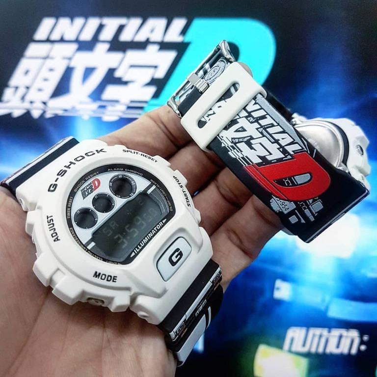 Casio G Shock Dw 6900 Initial D Special Series Custom Design Digital Resin Watch Mobile Phones Gadgets Wearables Smart Watches On Carousell