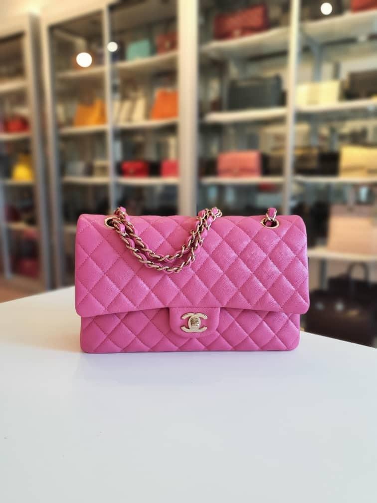 Bubblegum pink shop chanel bag