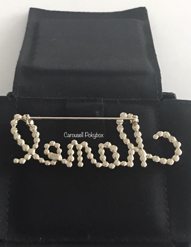 Script Brooch CHANEL Script Brooch, Women's Fashion, Jewellery, Brooches on Carousell