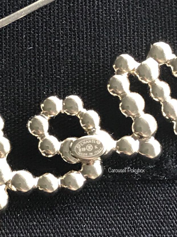 Script Brooch CHANEL Script Brooch, Women's Fashion, Jewellery, Brooches on Carousell