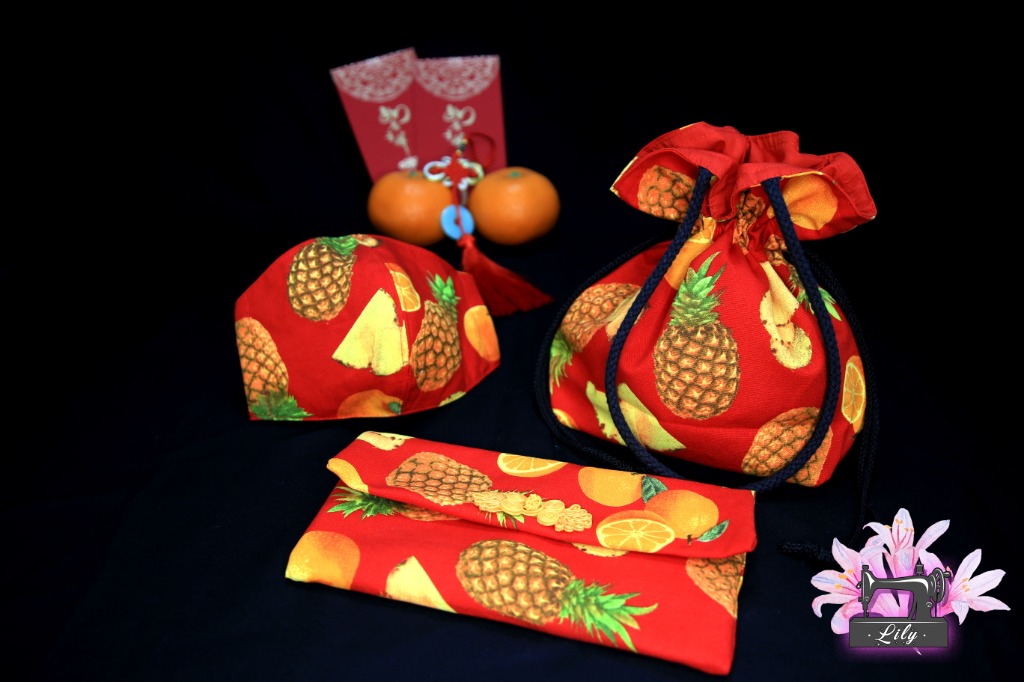 Cny Ang Pow Wallet Mandarin Orange Bag And Matching Face Mask Women S Fashion Bags Wallets Purses Pouches On Carousell