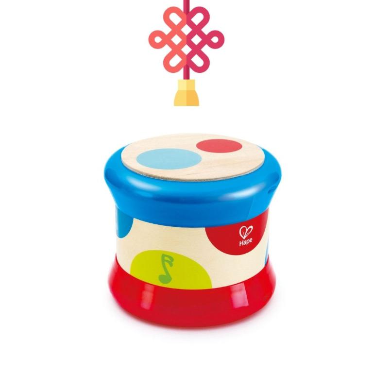 CNY Sale! Hape - Baby Drum, Babies 