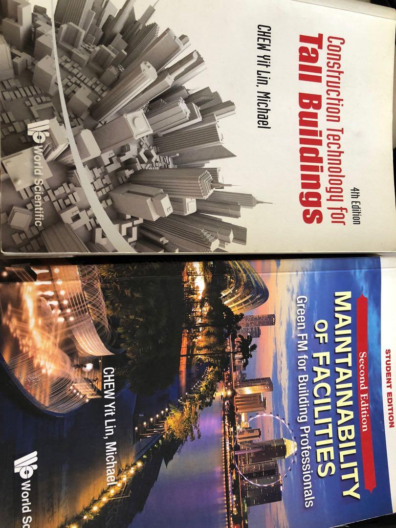 Construction Techno/ Maintainability (Category: Office & Business Technology) located in Singapore. Submitted by weichuan_a (Listing ID 1064474845, Image 1). Description: $30 per book.