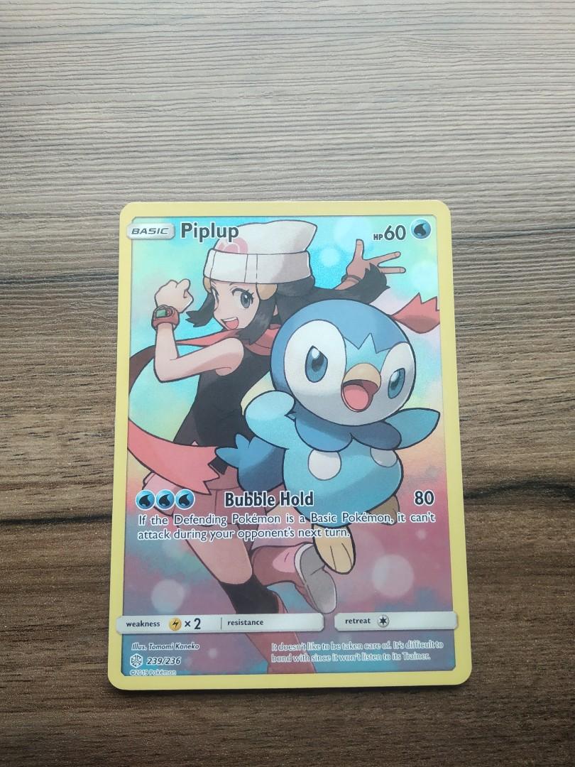 Dawn Piplup Secret Rare Chr 239 236 Pokemon Tcg Toys Games Board Games Cards On Carousell