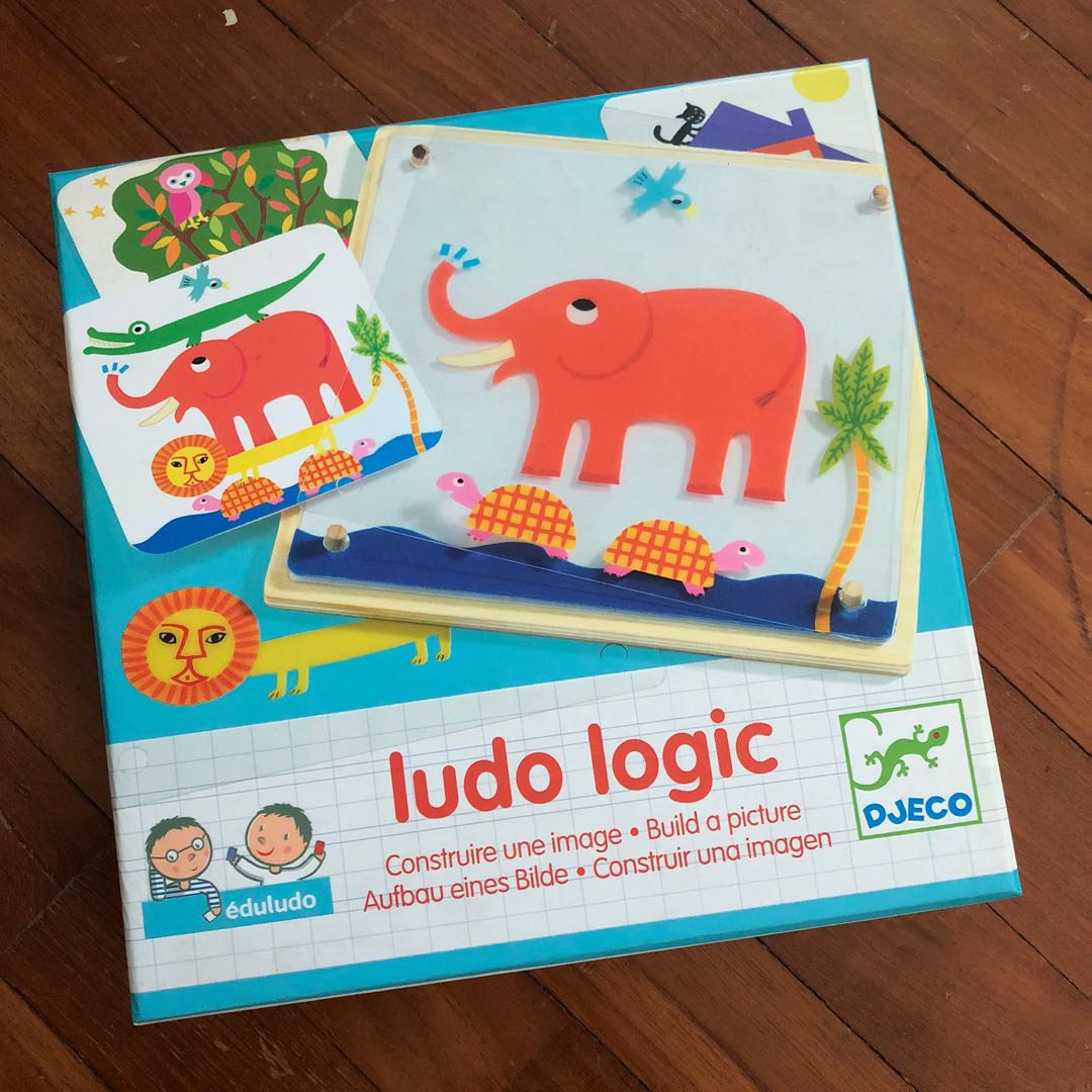 Djeco-brädspel: Ludo Logic, Hobbies &amp; Toys, Toys &amp; Games på Carousell