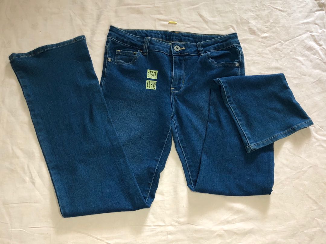 Faded glory wide leg denim/maong jeans 