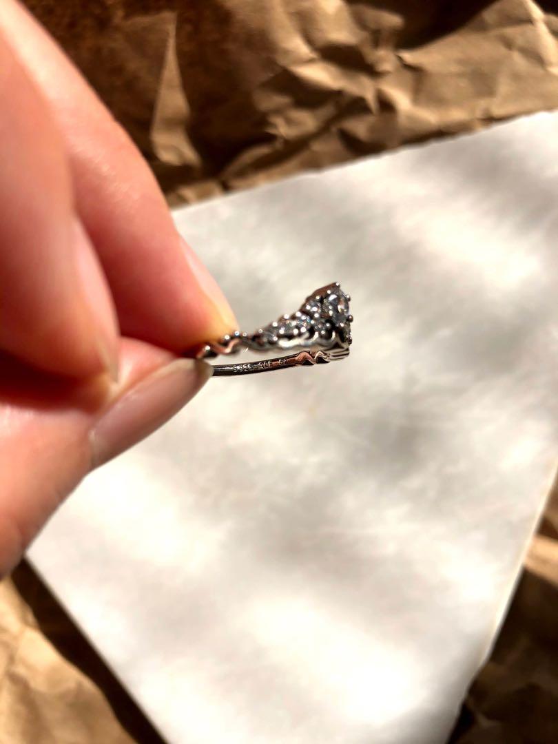 Fairy tale tiara wishbone ring deals