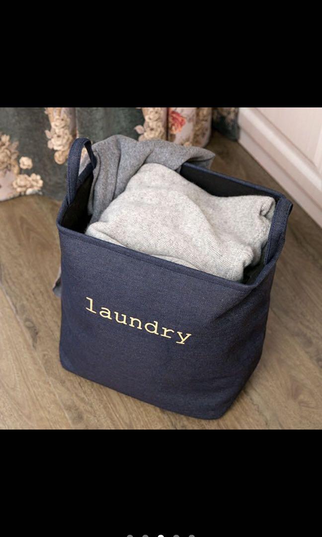 Foldable Linen Laundry Basket (Category: Laundry Baskets) located in Taguig. Submitted by endlessbliss_ph (Listing ID 1064474208, Image 3). Description: Swipe left for exact measurements. FOR PRE-ORDER 5-12 days ETA, usually arrives earlier.