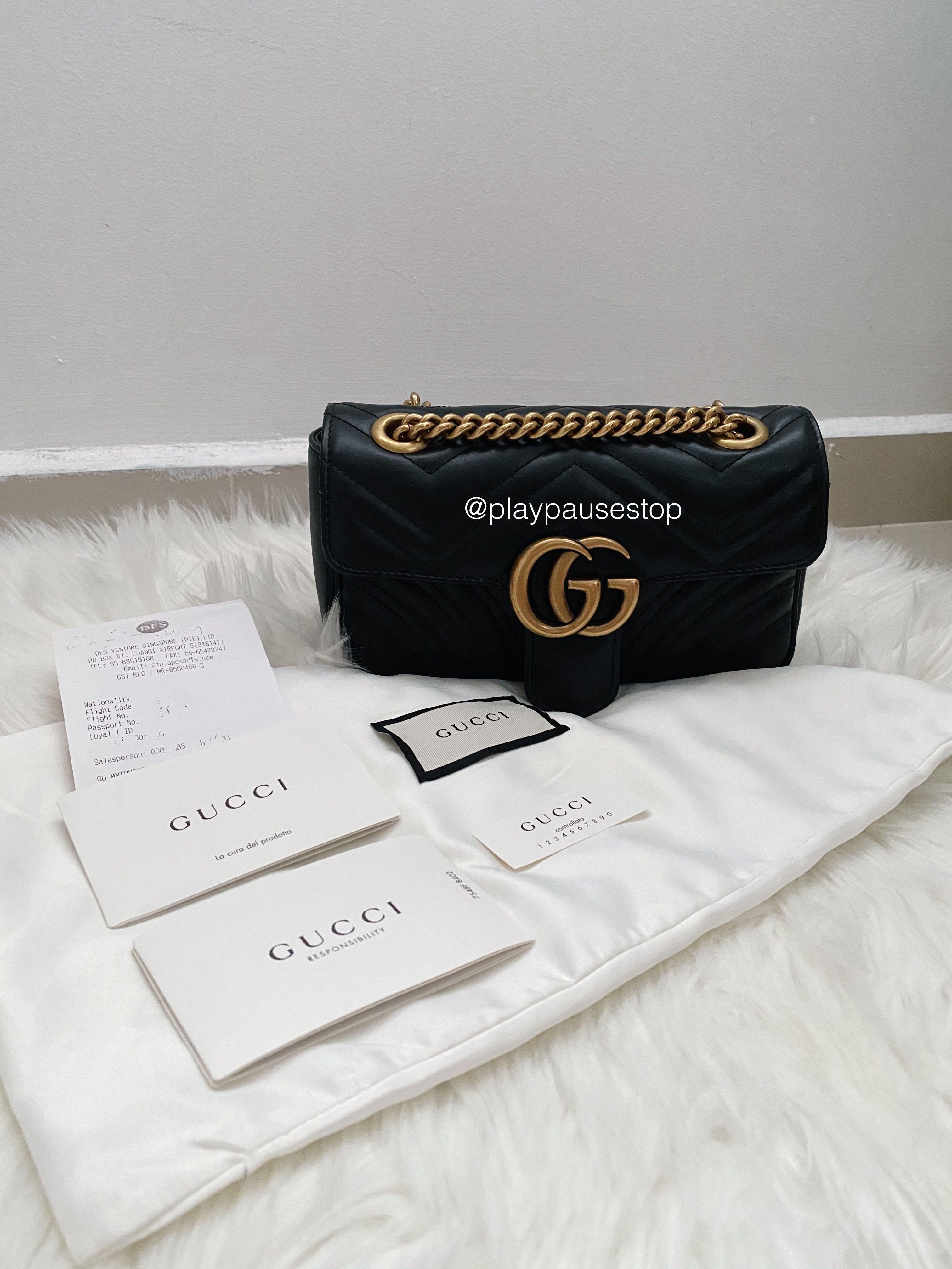 Gucci GG Marmont Matelasse Bag, Luxury, Bags & Wallets on Carousell