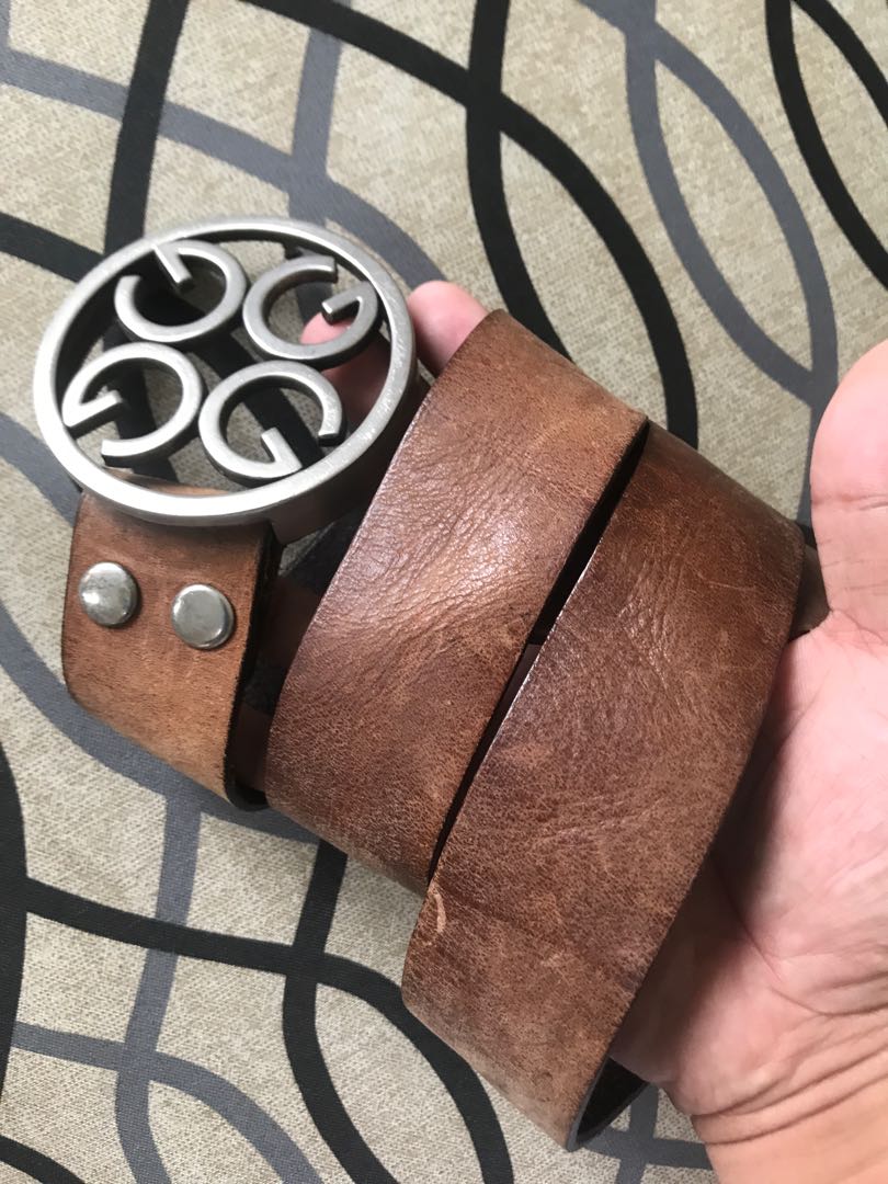 guess genuine leather