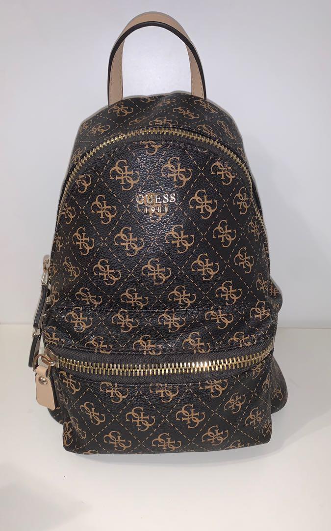Guess Leeza Small Backpack Women s Fashion Bags Wallets on Carousell