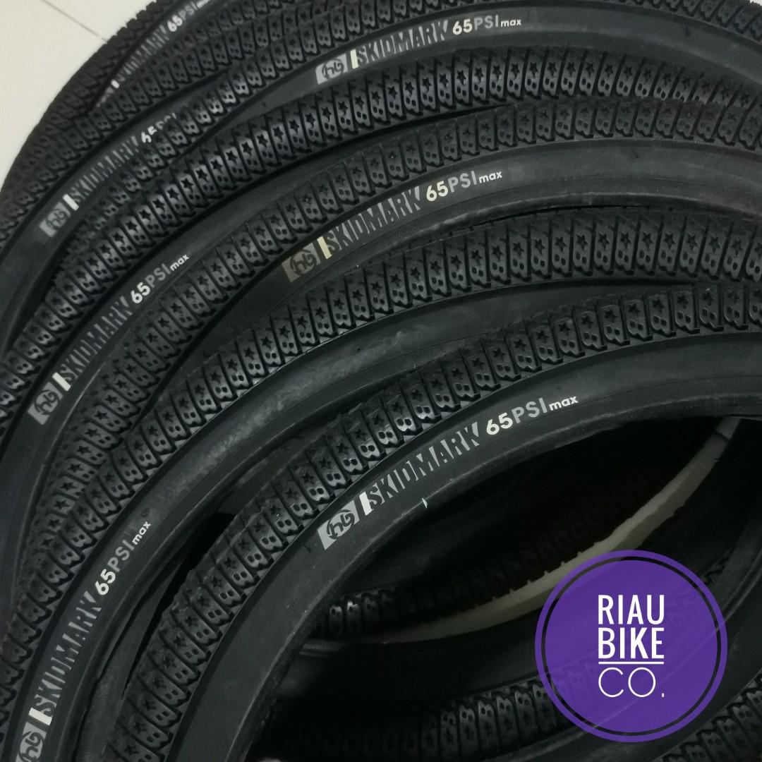 HOFFMAN SKIDMARK 65PSI MAX 20 x 1.95 BMX TIRE 1PAIR 