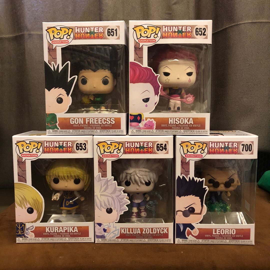 hunter x hunter funko pop list