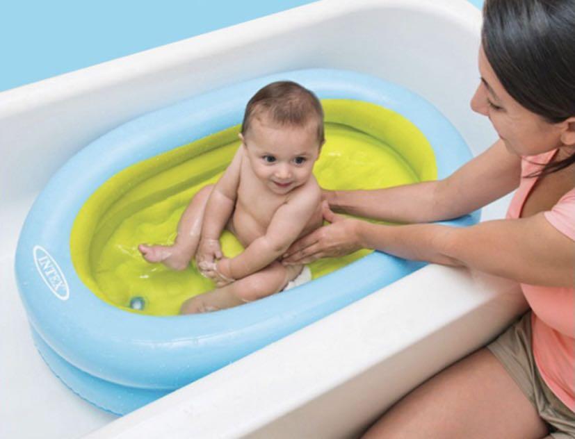 Brand New Intex Baby Inflatable Bath Tub Free Air Pump Babies Kids Infant Playtime On Carousell