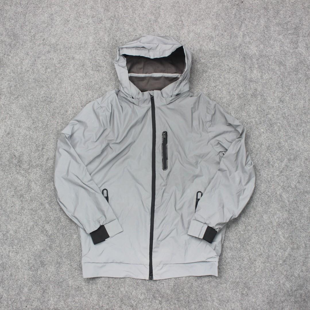 Jaket Reflective Edcombine Grey Second Original Murah