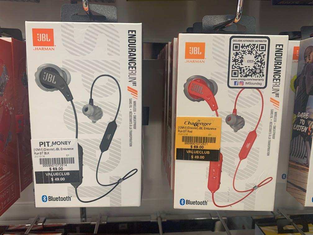jbl endurance run bt not charging