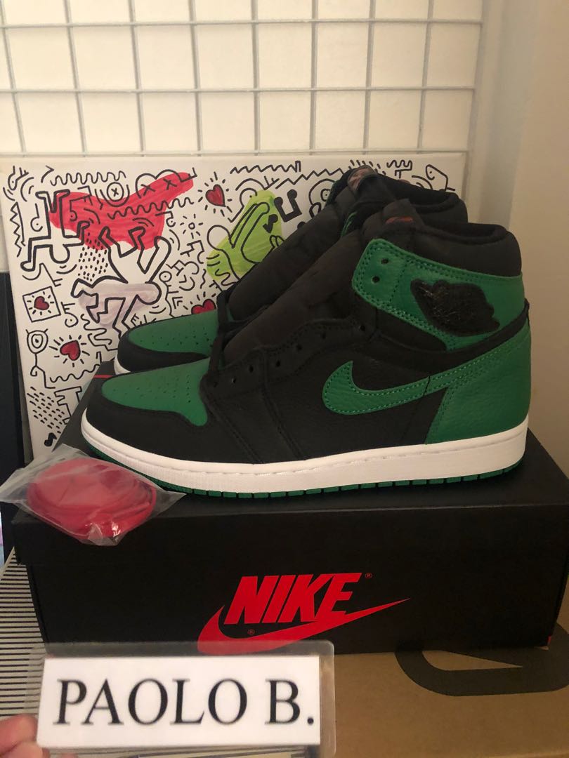 jordan i pine green