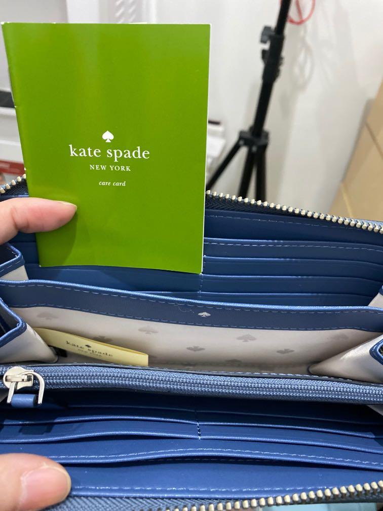 spade link large continental wallet