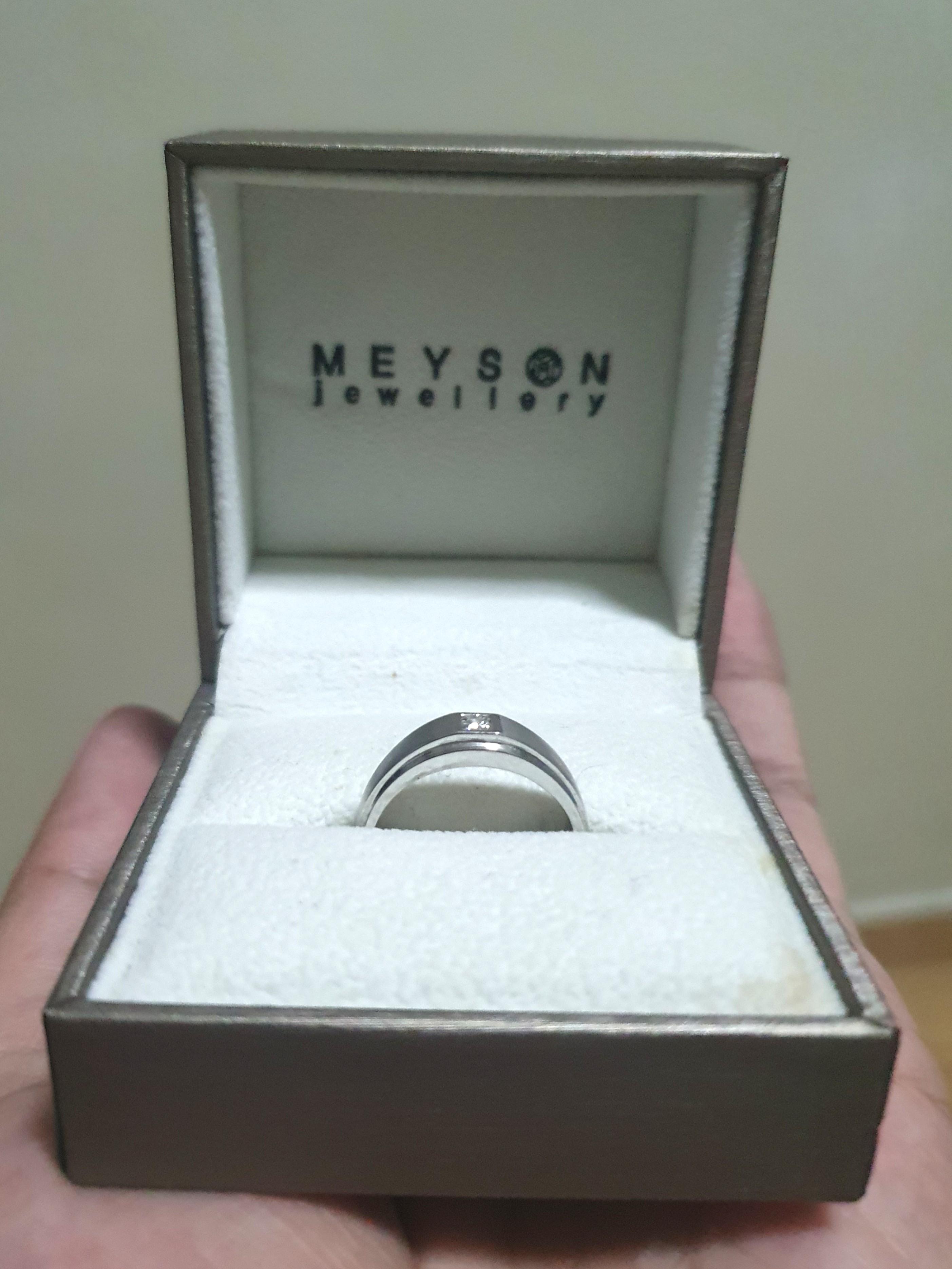 Meyson sales platinum ring