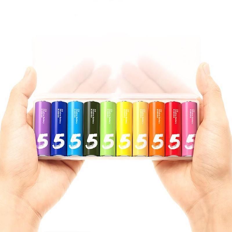 Mi AA Rainbow Colorful Alkaline Battery 10 PCS (Category: Cleaning Tools & Supplies) located in Manila. Submitted by joannguzman (Listing ID 1064567572, Image 2). Description: https://www.yomo.ph/web/item/detail/MIAARCABAT10?sessionId=d7aa6512-53aa-463b-88d0-0b46ba7d28b7.