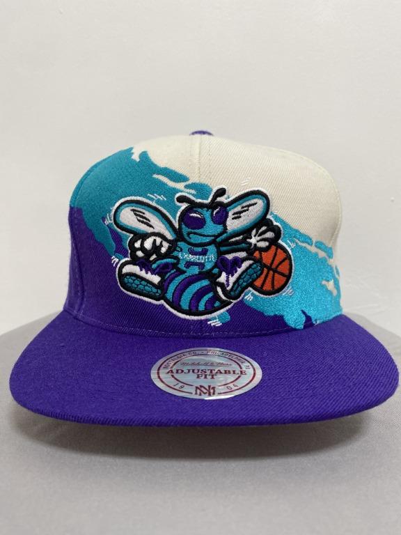 mitchell and ness charlotte hornets snapback