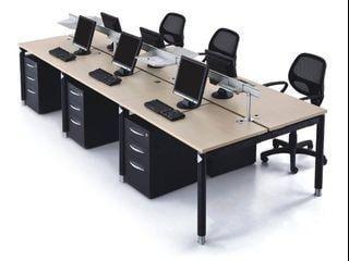 MODULAR COMPUTER TABLE OFFICE PARTITION, Furniture & Home Living ...