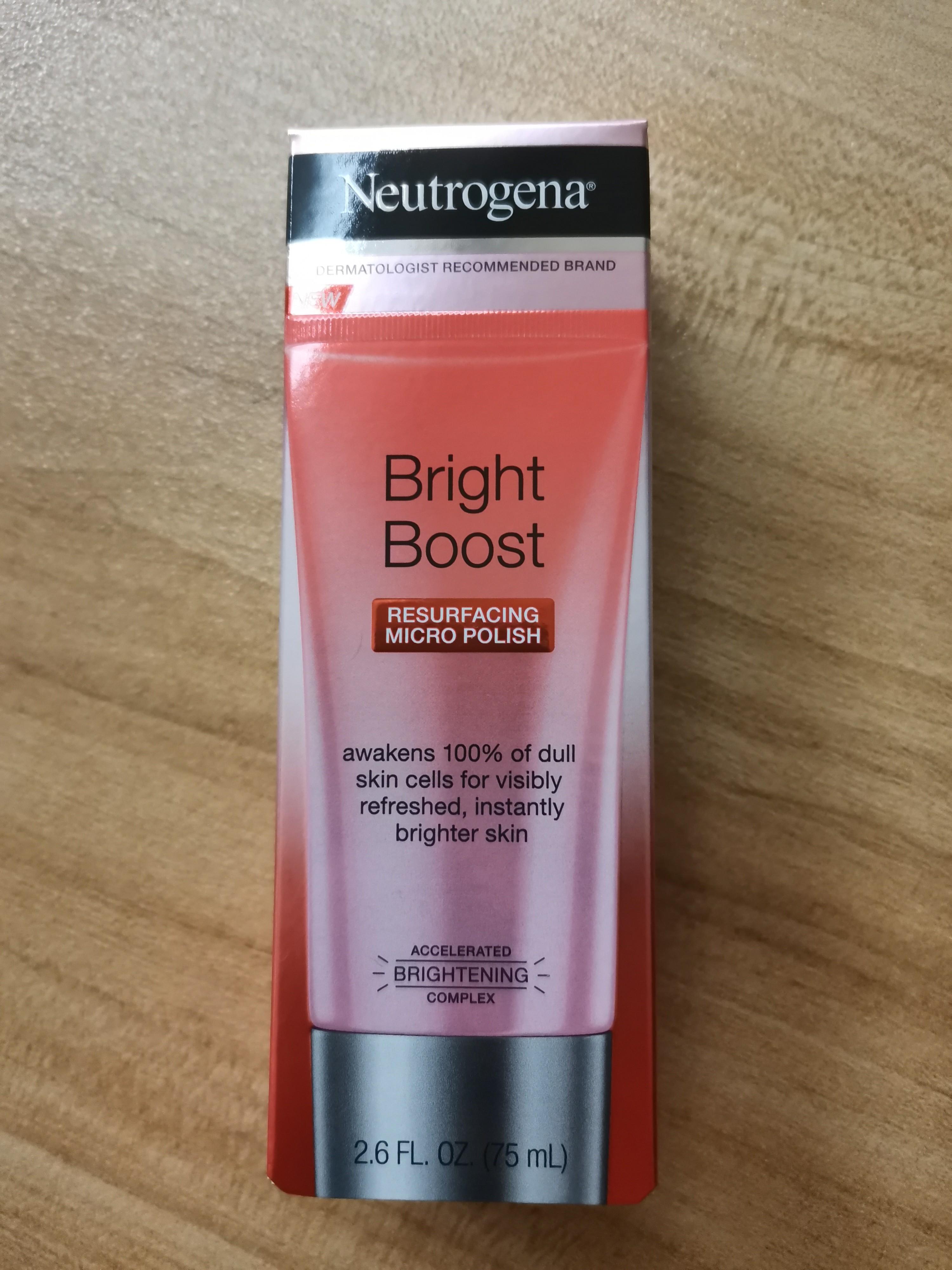 neutrogena bright boost resurfacing micro polish