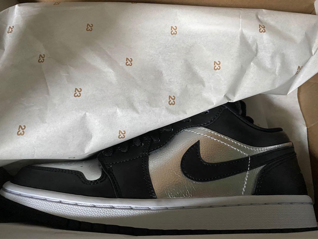 Nike Air Jordan 1 Low SE wmns Silver Toe, Men's Fashion, Footwear, Sneakers  on Carousell