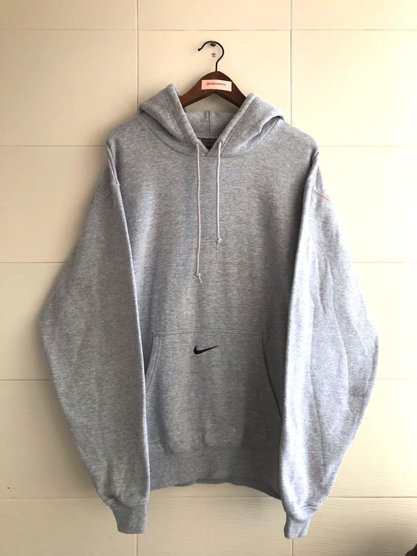 vintage nike pocket swoosh hoodie