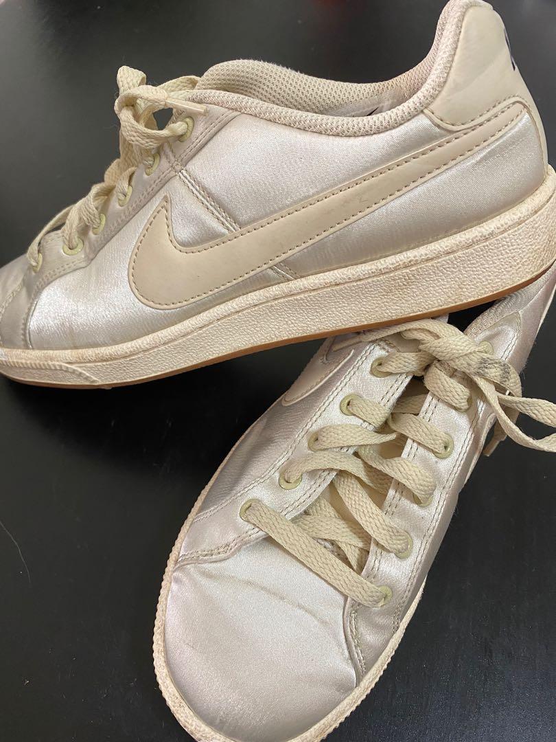 champagne sneakers