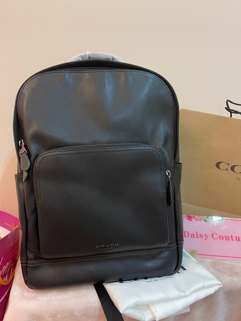 Original coach men backpack 37599 laptop bag