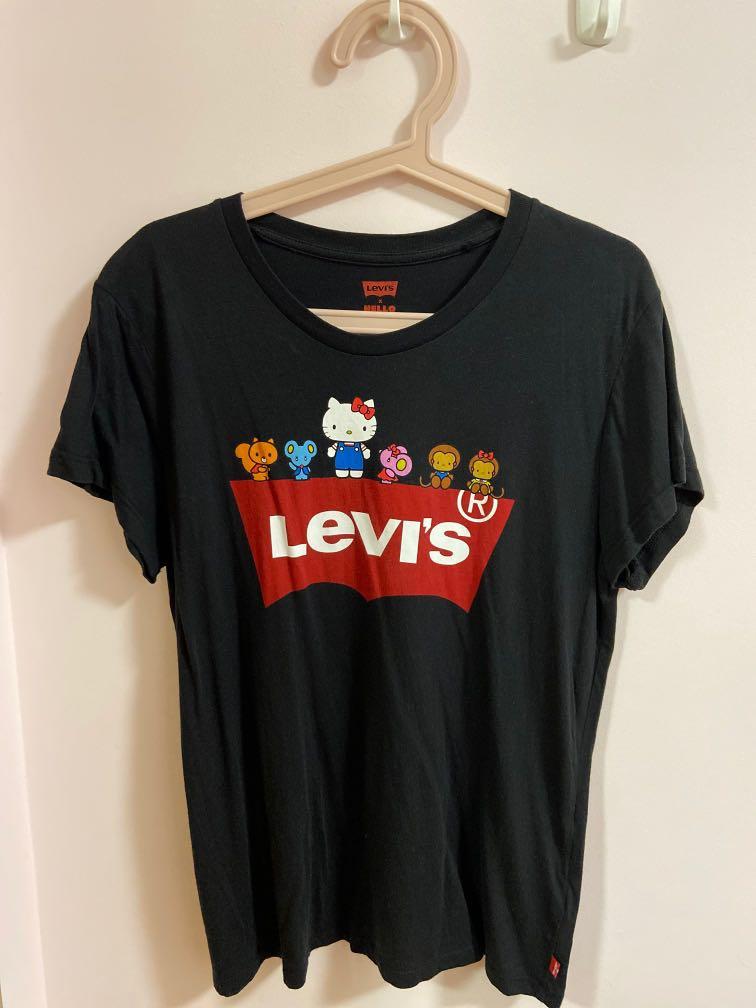 oversized Levis hello kitty shirt, Women's Fashion, Tops, Shirts on  Carousell