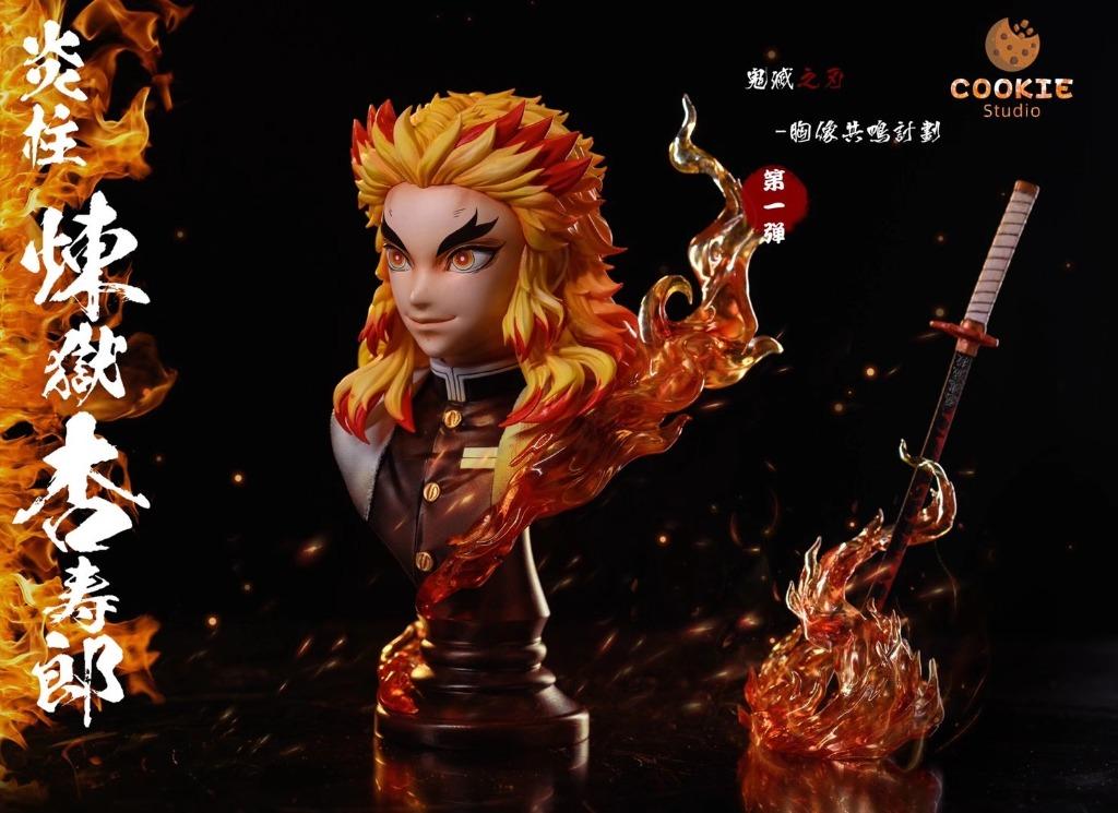 Pre Order Cookie Studio Demon Slayer Flame Pillar Rengoku Kyojuro Figure Statue Toys Games Toys On Carousell