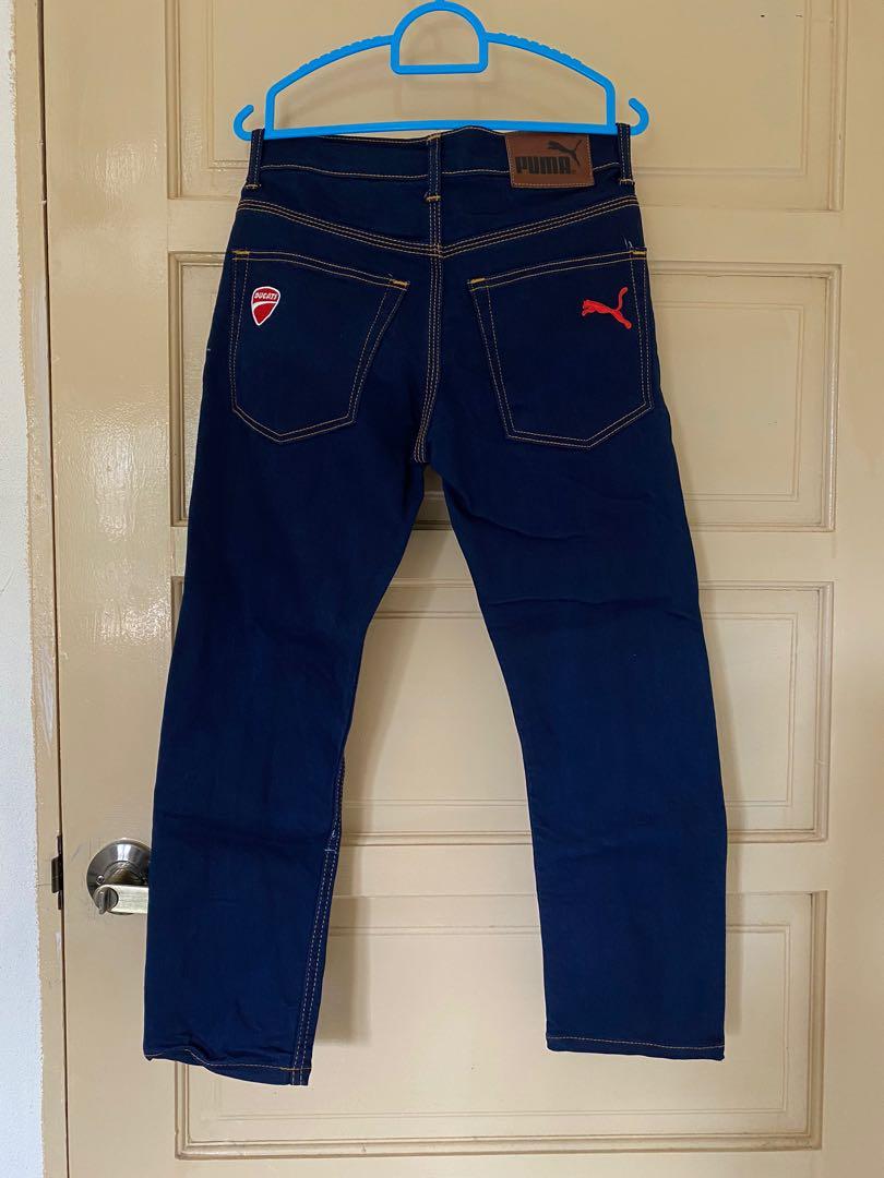 1980's PUMA High Rise RARE Blue Jeans Angled Pockets Dark Wash High Rise  Cotton Denim Pants Waist 32 - Etsy