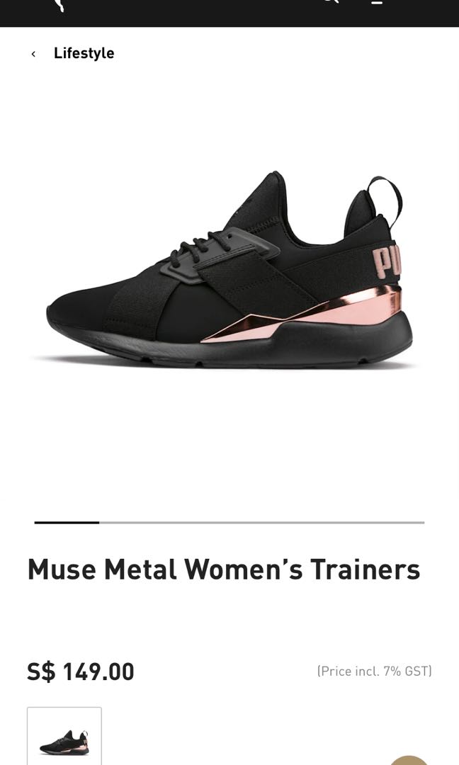 Puma women's muse hotsell metal wn sneaker
