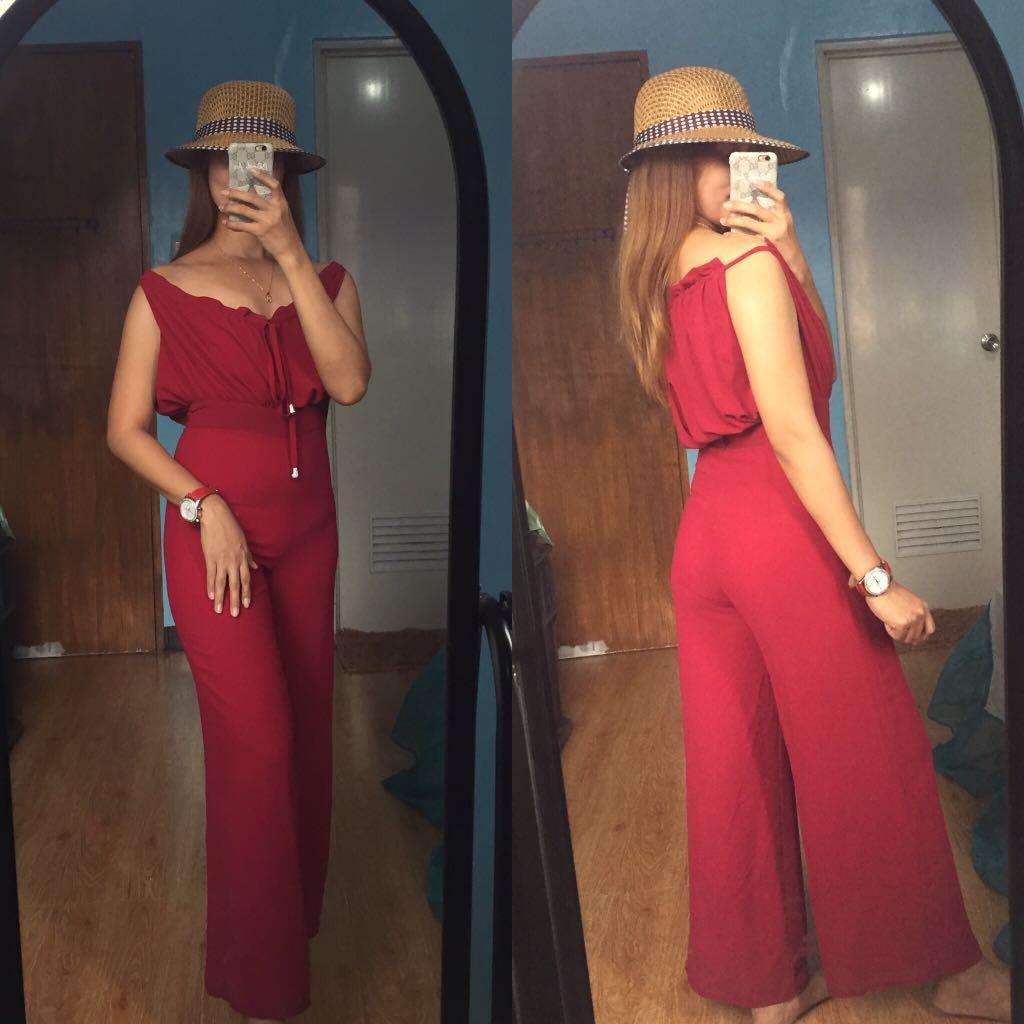 Red formal jumpsuits online