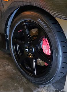 Black Rim spray and kerb rash repair promotion!, Car Accessories, Tyres ...