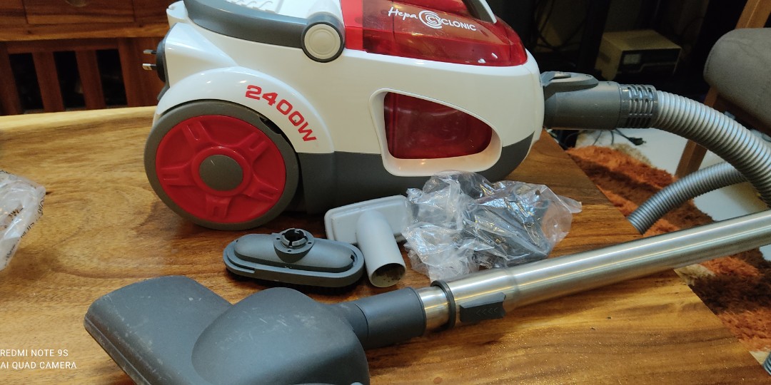 Russell Hobbs RHF 206P Hepa Cyclonic 2400w Vacuum Cleaner, Furniture