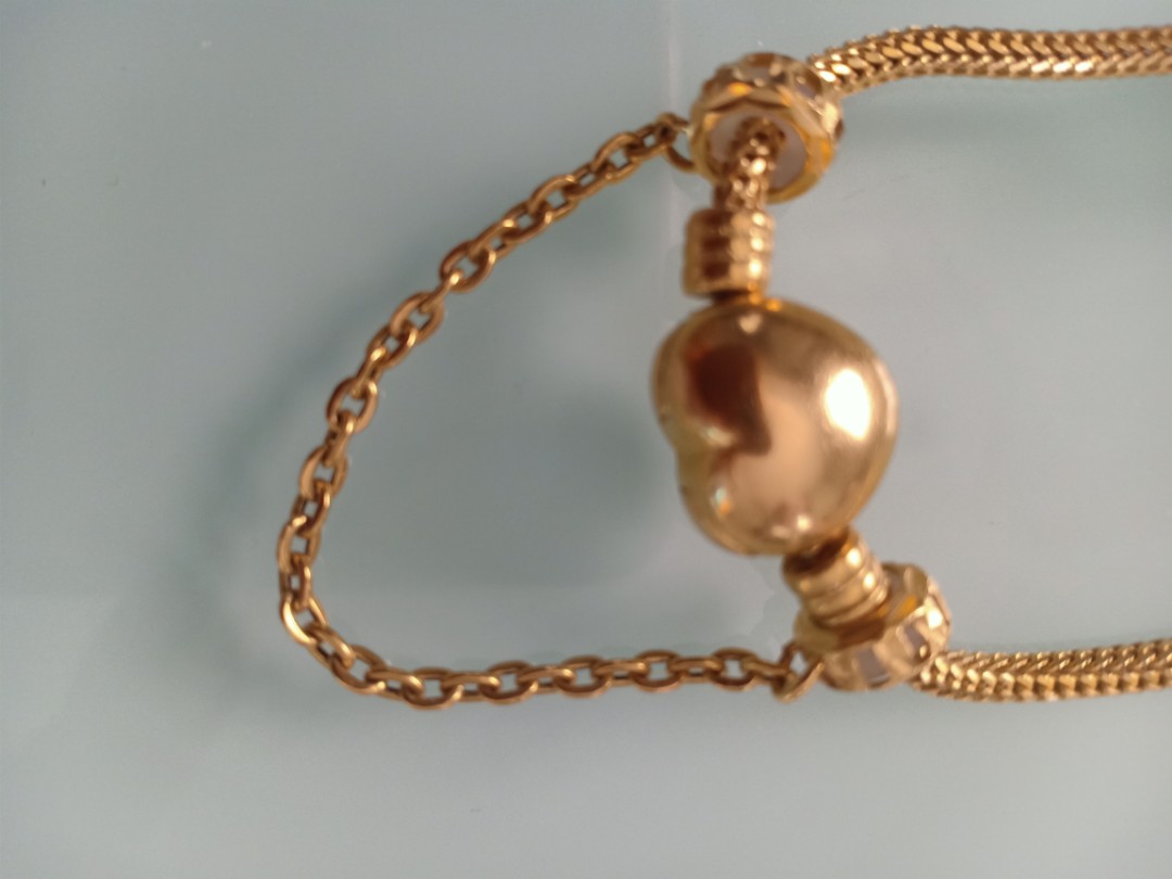 Safety chain emas 916, Women's Fashion, Jewelry & Organisers, Necklaces