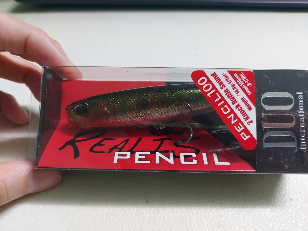 Sale!Duo Realis Pencil 100! Topwater fishing lure! Peacock bass! Toman